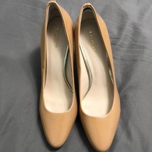 Coach platform heels
